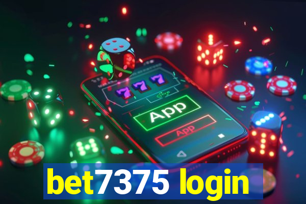 bet7375 login